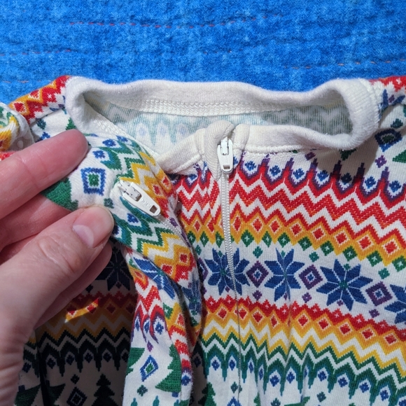 18-24m Fair Isle footed romper - Picture 3 of 5